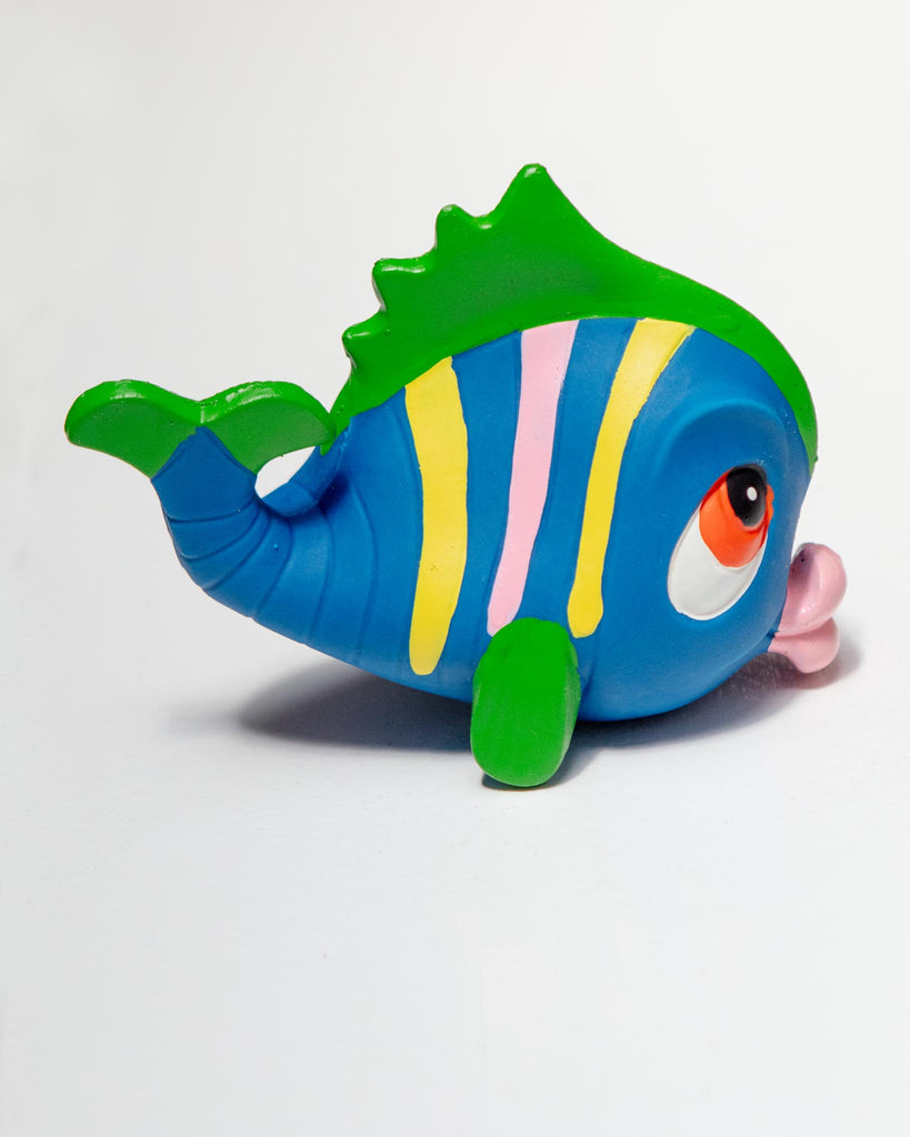 Squeaky Fish LANCO TOYS | Multicolor Squeaky Fish Rubber Dog Toy | DOG & CO.