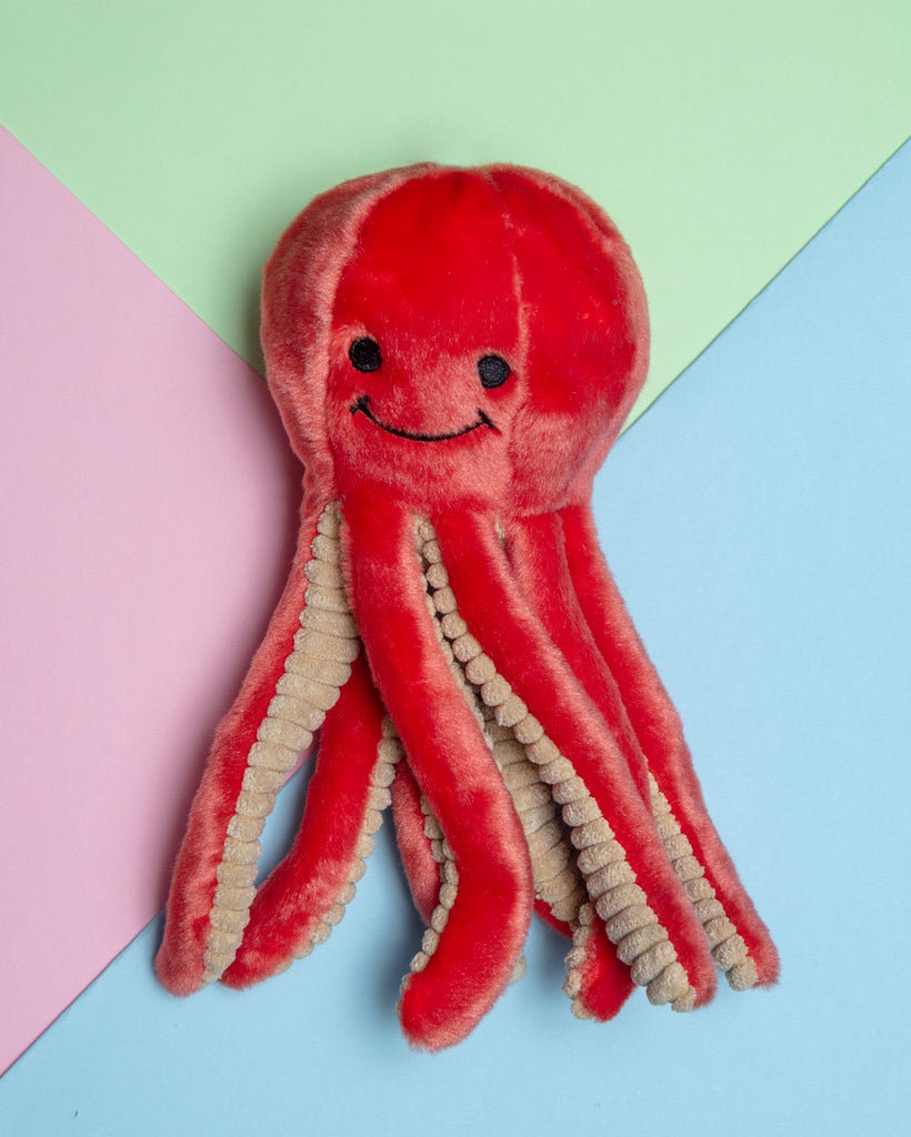 Hond piepspeeltje, octopus, geen vulling, kreuk pluche hondenspeelgoed Hond piepspeeltje, octopus, geen vulling, kreuk pluche hondenspeelgoed
