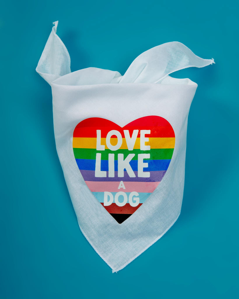 Love Like a Dog Pride Bandana Wear DOG & CO.   