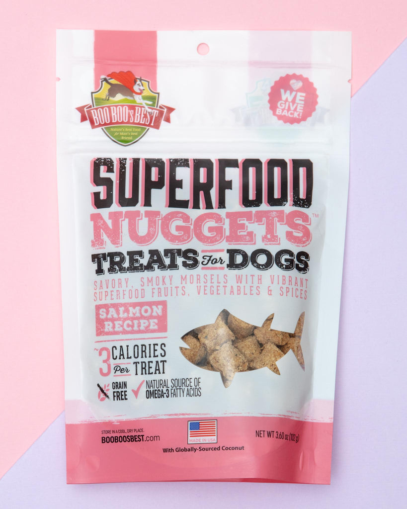 Salmon Superfood Nuggets Dog Treats Eat BOO BOO'S BEST   
