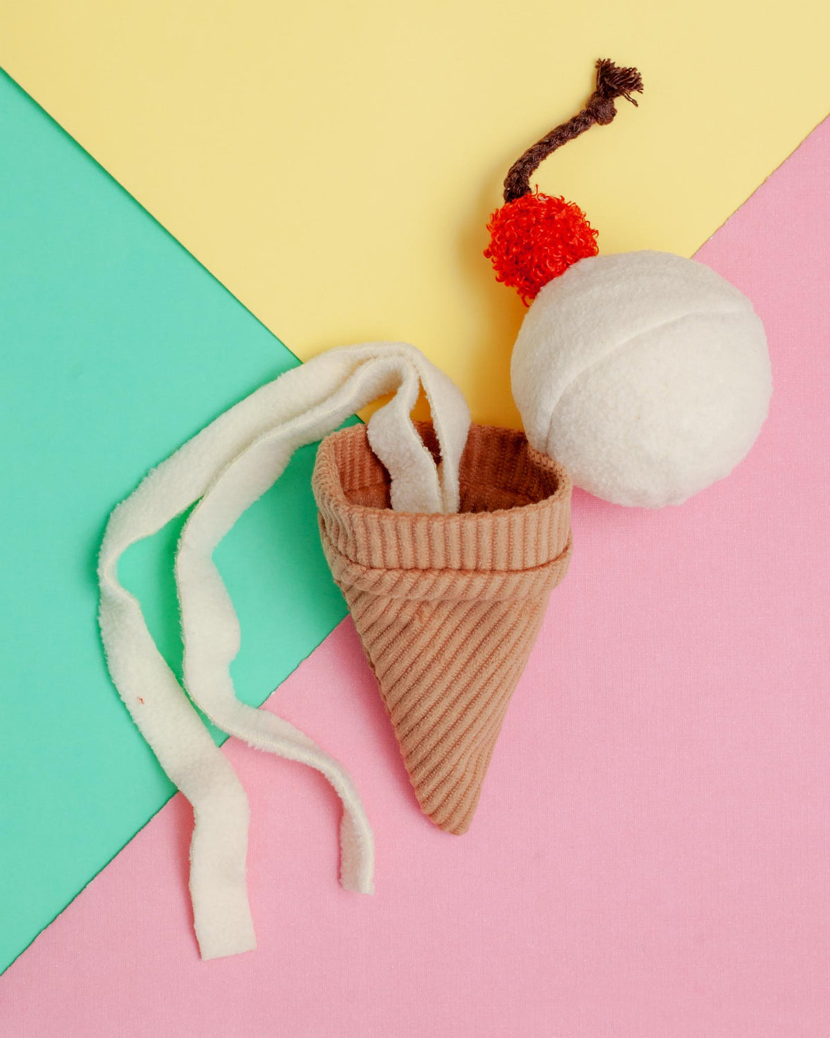 LAMBWOLF COLLECTIVE | Ice Cream Pop Squeaky Snuffle Dog Toy | DOG & CO.