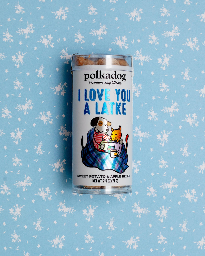 I Love You A Latke Soft & Chewy Holiday Dog Treats Eat POLKA DOG BAKERY   