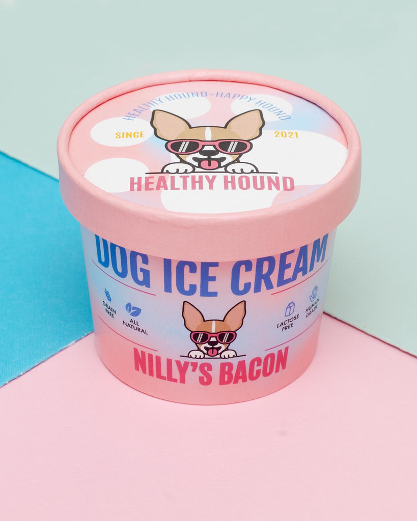 HEALTHY HOUND, Nilly's Bacon Human Grade Dog Ice Cream Mix (Lactose-Free)