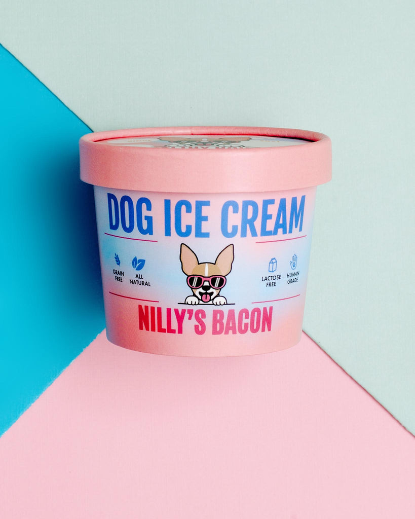 Nilly's Bacon Human Grade Dog Ice Cream Mix (Lactose-Free) Eat HEALTHY HOUND   