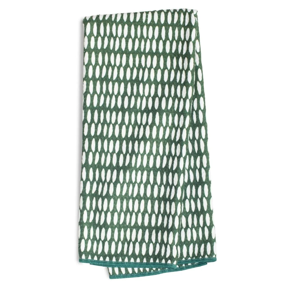 Anywhere Towel in Garden Green HOME ONCE AGAIN HOME CO.   