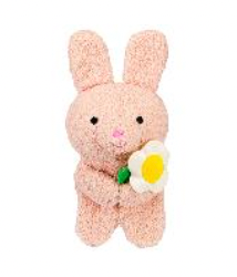 Betty Bunny Wabbit Flattie Crinkly & Squeaker Dog Toy (13") PLAY GIFTABLE WORLD
