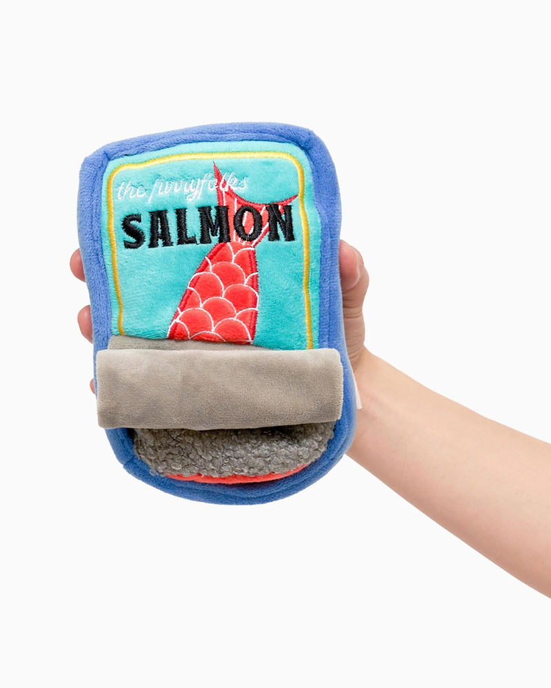 THE FURRY FOLKS | Tinned Salmon Nosework Dog Toy | DOG & CO.