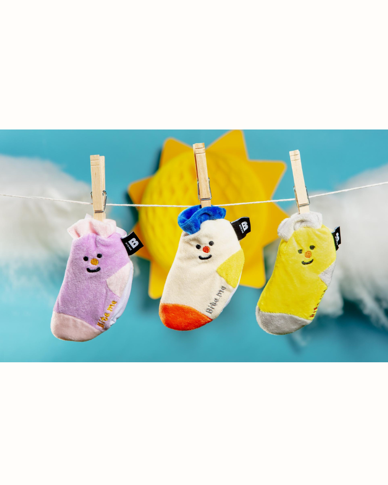 Sock Nosework Plush Dog Toy Set Play BITE ME   