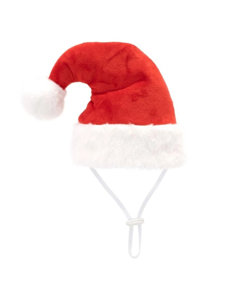 HoHoHo Santa Party Hat + Play Toy for Dogs Wear THE WORTHY DOG   