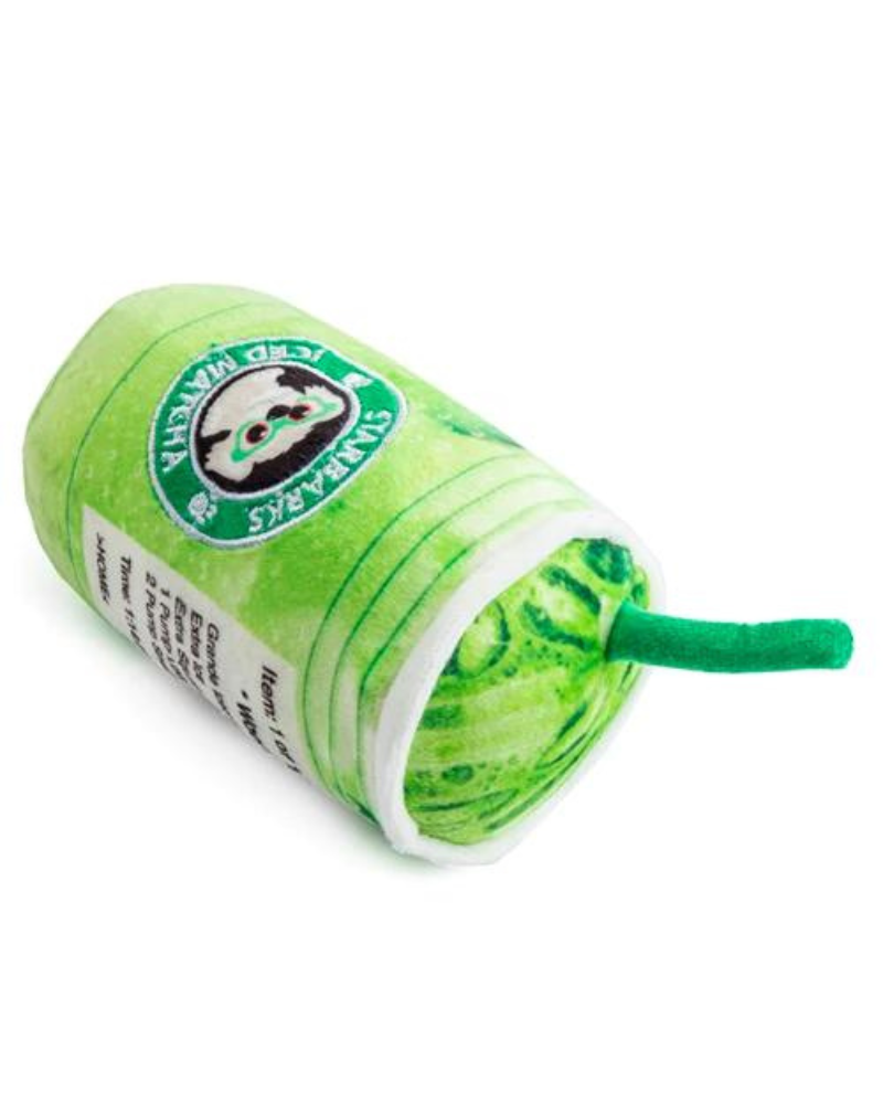 Starbarks Iced Matcha Squeaky Plush Dog Toy (FINAL SALE) Play HAUTE DIGGITY DOG   