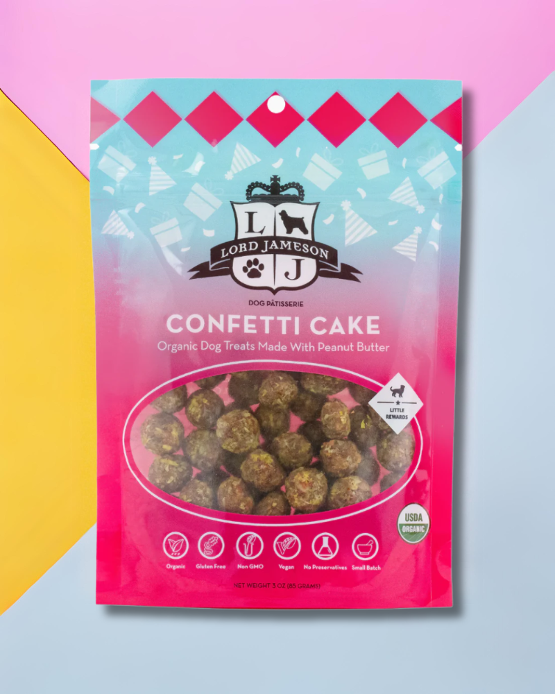 Confetti Cake Organic Dog Treats Eat LORD JAMESON   