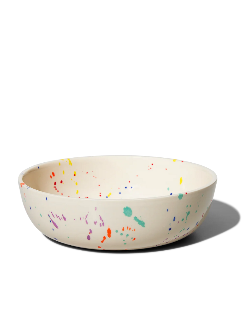 Ceramic Pet Bowl in Confetti (Made in the USA) Eat FELT + FAT   