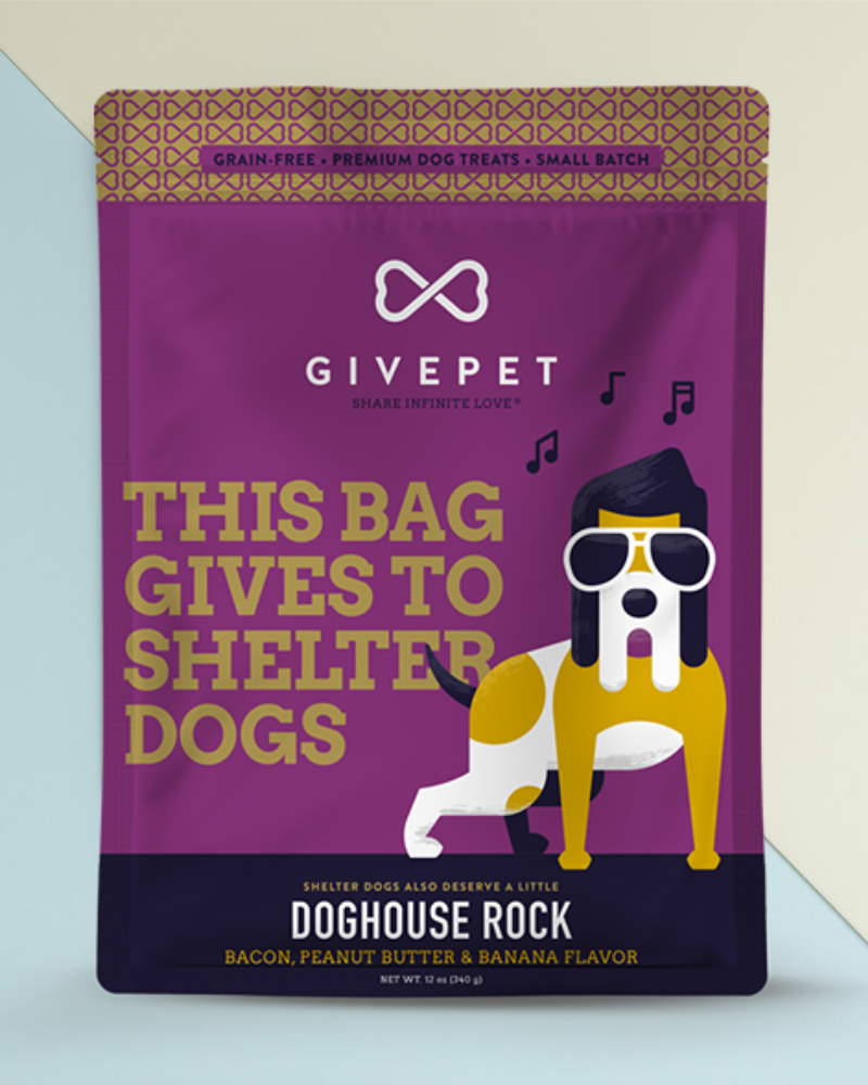 Doghouse Rock Dog Biscuit Treats (Made in the USA) Eat GIVEPET   