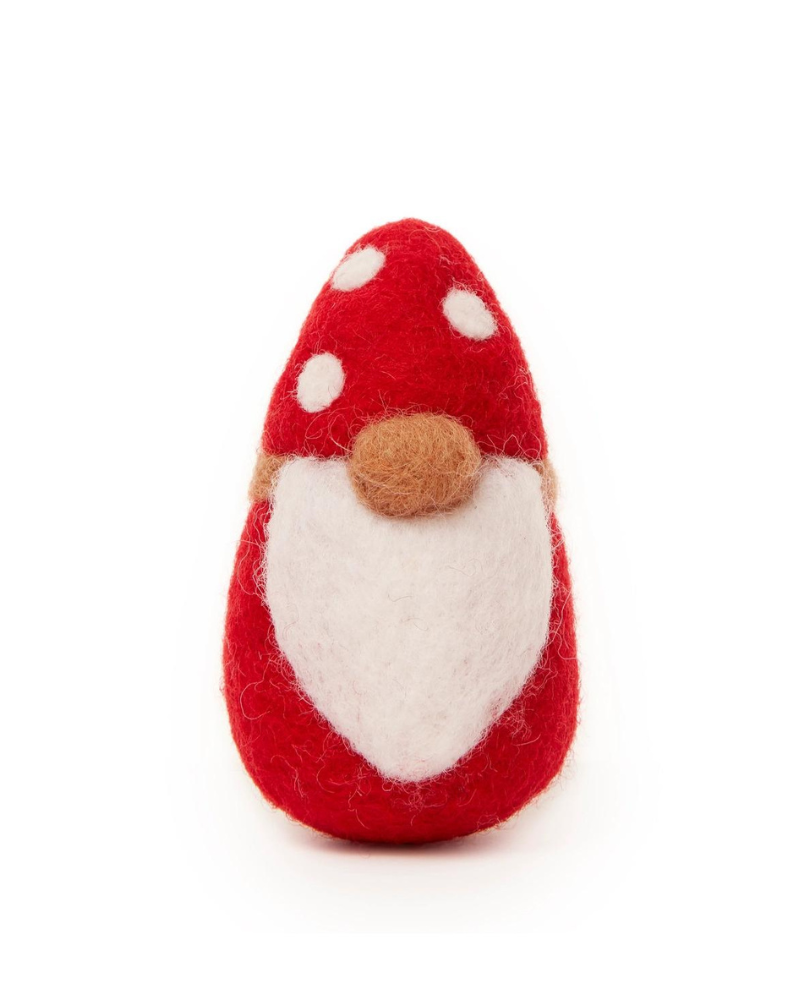 Christmas Gnome Wool Cat Toy CAT THE FOGGY DOG   