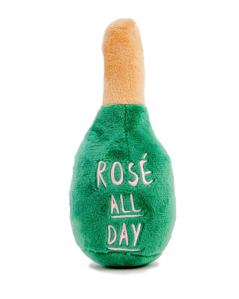 Woof Clicquot Rosé Plush Dog Toy Play HAUTE DIGGITY DOG   