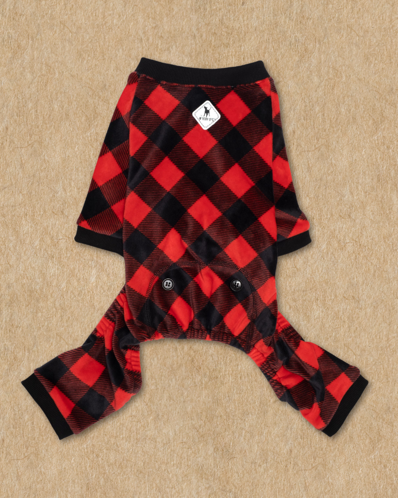 Buffalo Check Dog Jammies (FINAL SALE) Wear THE WORTHY DOG   