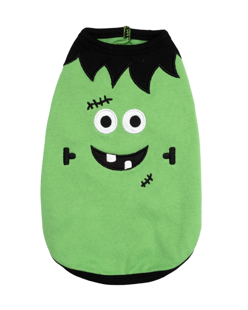 Frank Howl-O-Ween Tee for Dogs Wear THE WORTHY DOG   