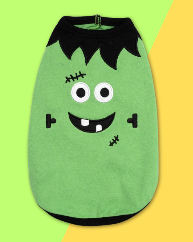 Frank Howl-O-Ween Tee for Dogs Wear THE WORTHY DOG   