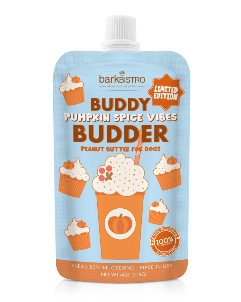 Buddy Budder Peanut Butter Squeeze Pack for Dogs (Made in the USA)