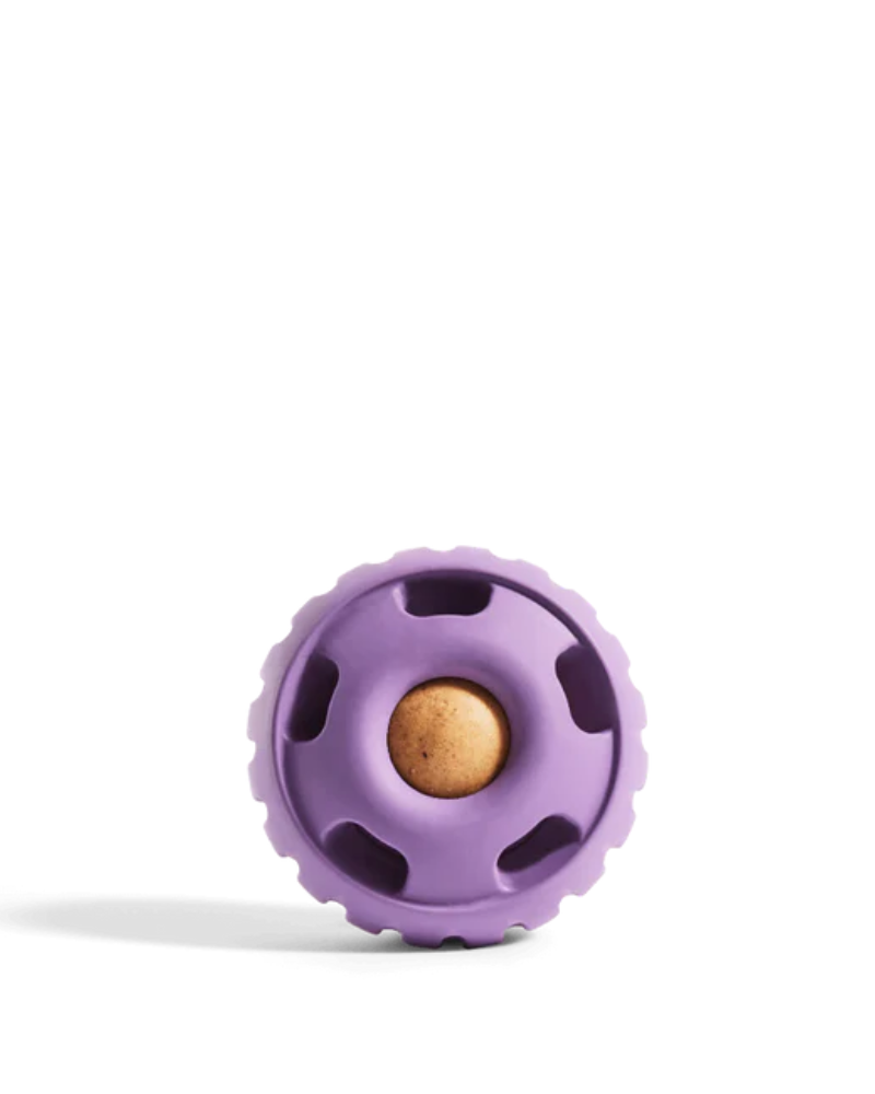 The Pupsicle Enrichment Dog Toy Eat WOOF Large Lavender 