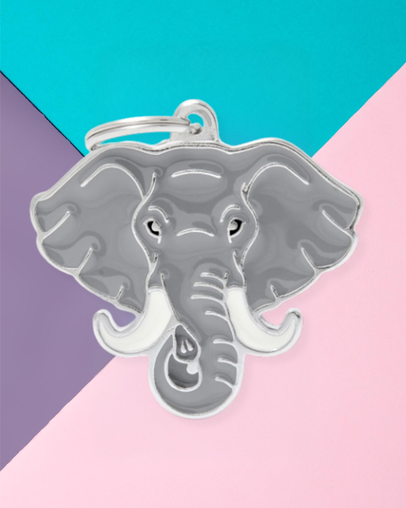 MY FAMILY | Wild Elephant Custom Pet ID Tag | DOG & CO.