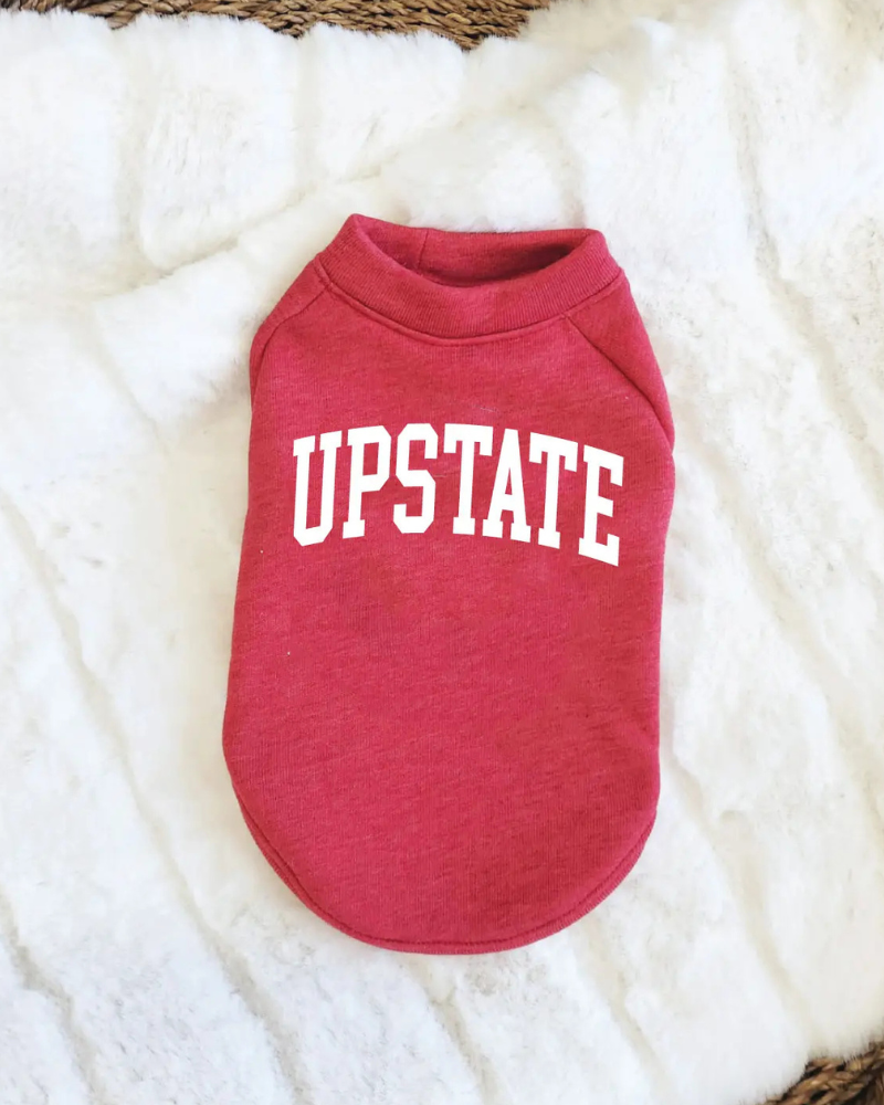 Upstate Dog Sweatshirt in Red Wear OAT COLLECTIVE