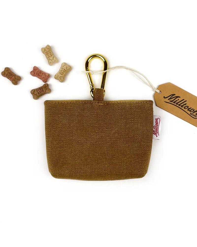 Washed Canvas Treat Pouch Walk MILLTOWN BRAND