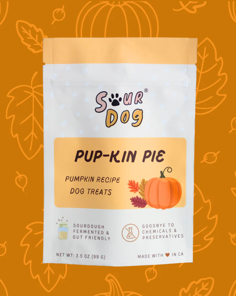 Pup-Kin Pie Pumpkin Sourdough Dog Treats eat SOURDOG