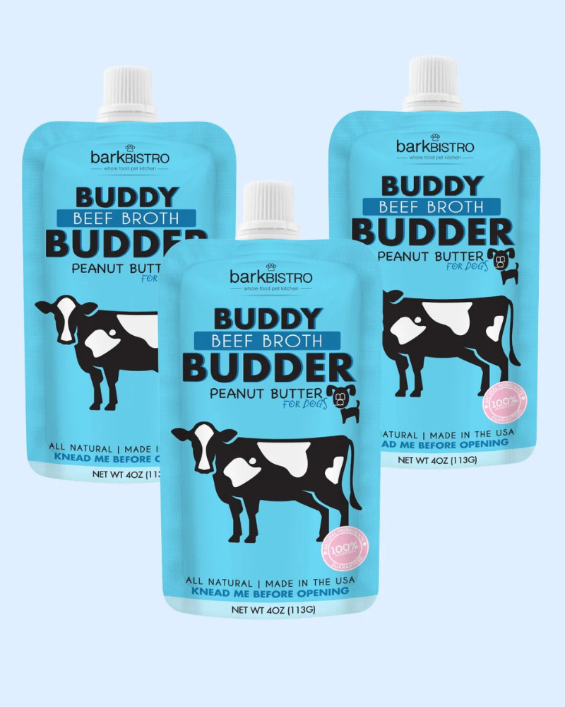 Buddy Budder Peanut Butter Squeeze Pack for Dogs (Made in the USA)