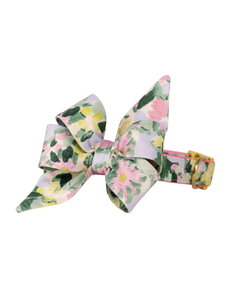 Lovely Lilly Belle Bow Dog Collar (Made in the USA) WALK Crew LaLa
