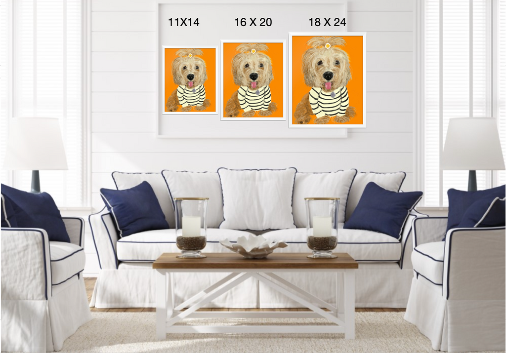 Custom Digital Pet Portrait | Single Subject (Framed or Unframed) HOME RORY GEVIS