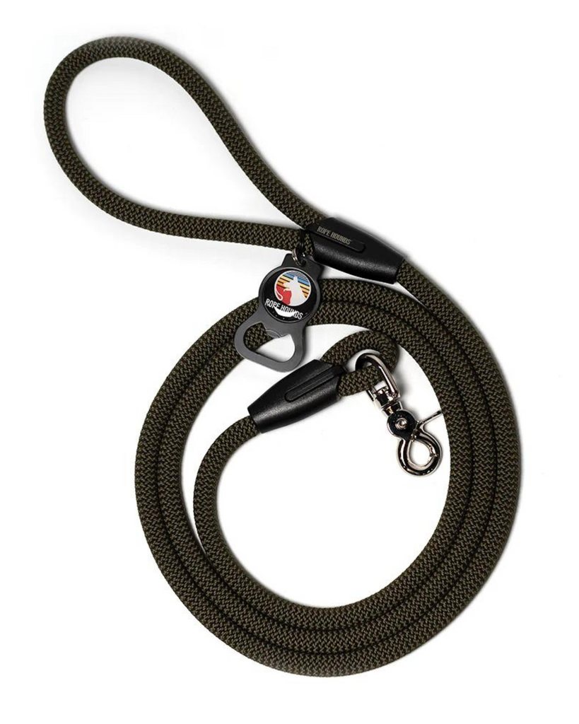 Classic Dog Leash in Mossy Earth (Made in the USA) WALK ROPE HOUNDS   