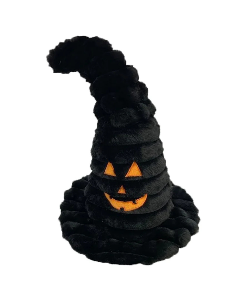 Wendy Witch Hat Squeaky Plush Dog Toy Play PET LOU