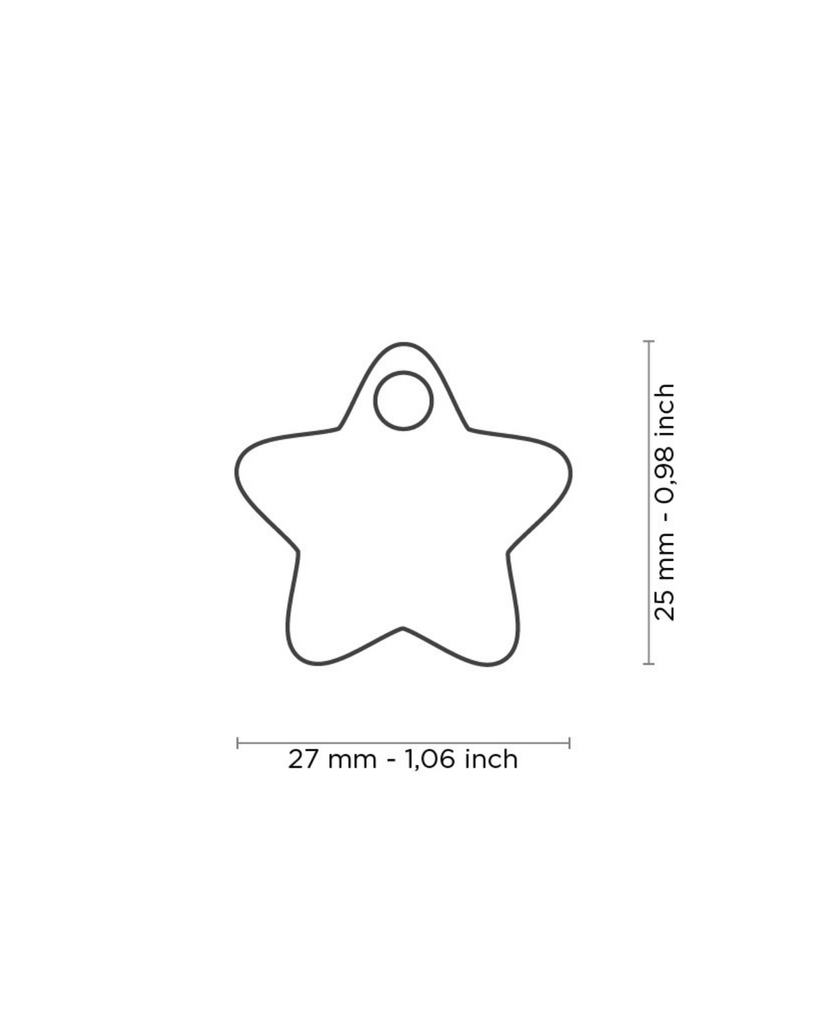 Bright Star Custom Pet ID Tag Wear MY FAMILY   