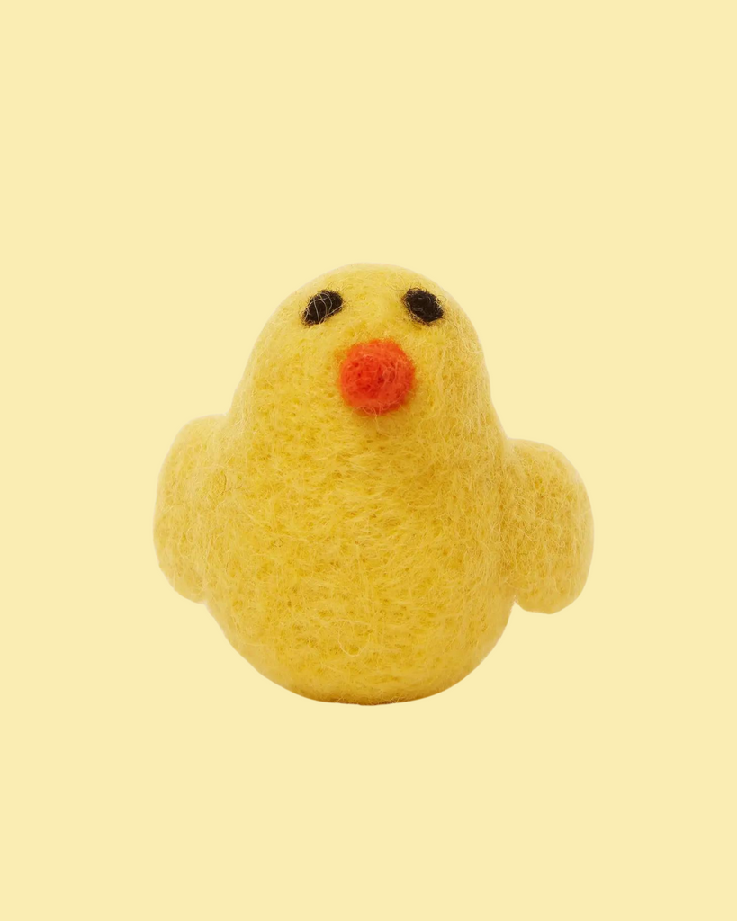 Little Chick Natural Wool Catnip Cat Toy CAT THE FOGGY DOG   