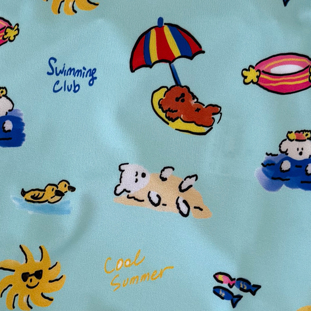 Swimming Club Dog Cooling Tee Wear COTE A COTE