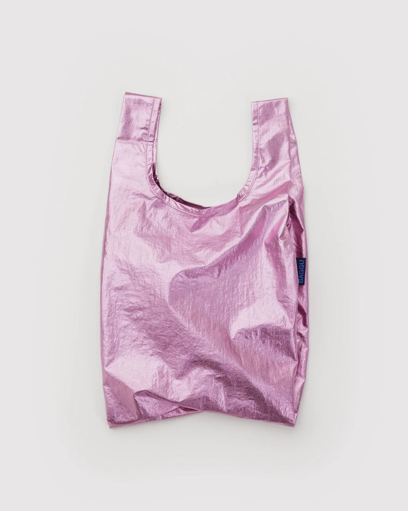 Blush Metallic Baby Baggu Reusable Bag Human BAGGU