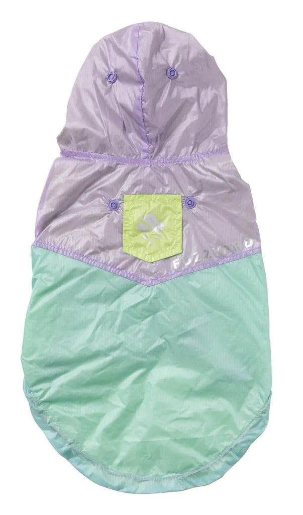 Ormond Raincoat in Olive + Pink or Purple + Mint Wear FUZZYARD Purple 3 