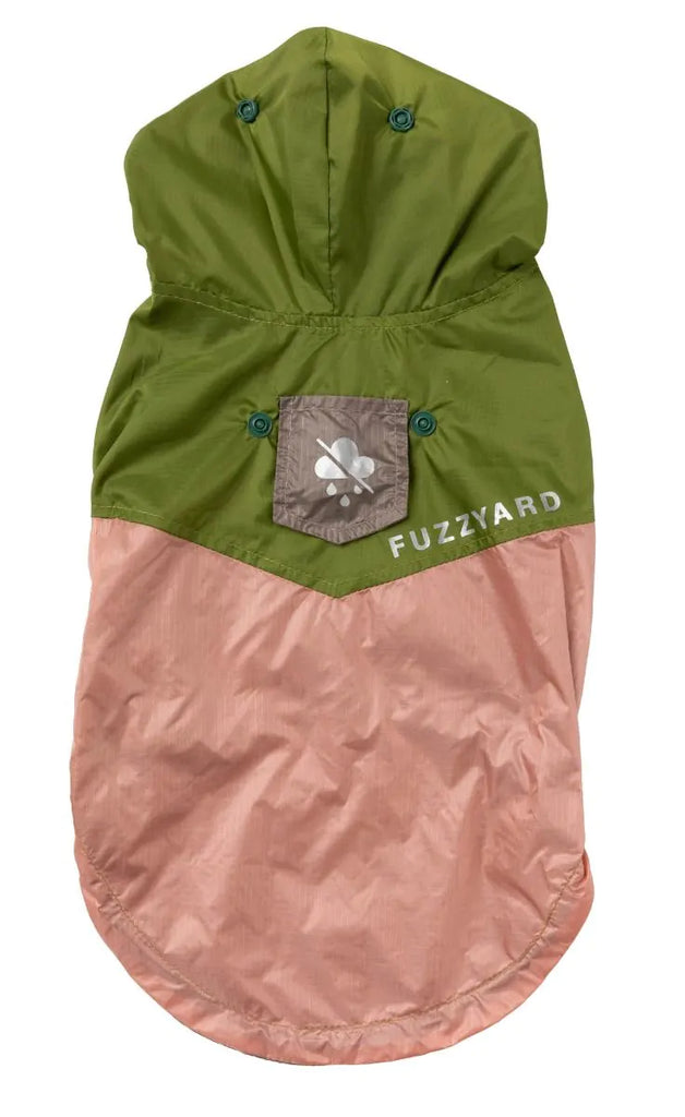 Ormond Raincoat in Olive + Pink or Purple + Mint Wear FUZZYARD Pink 1 