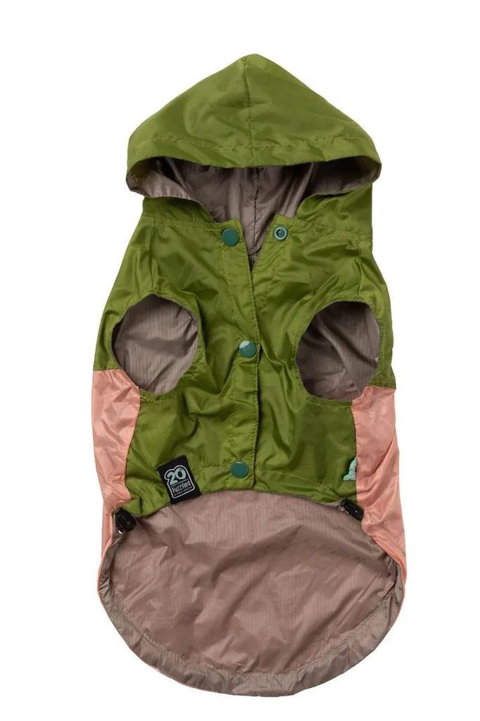 Ormond Raincoat in Olive + Pink or Purple + Mint Wear FUZZYARD   