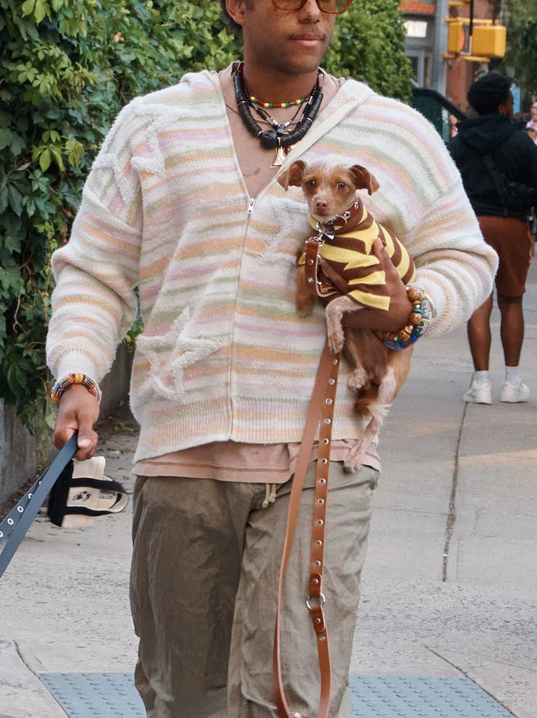 Dijon Ribbed Dog Shirt Wear LITTLE BEAST