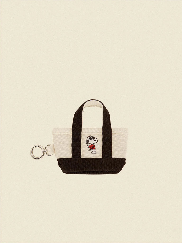 The Little Beast Snoopy Poop Bag Tote in Black or Red WALK LITTLE BEAST