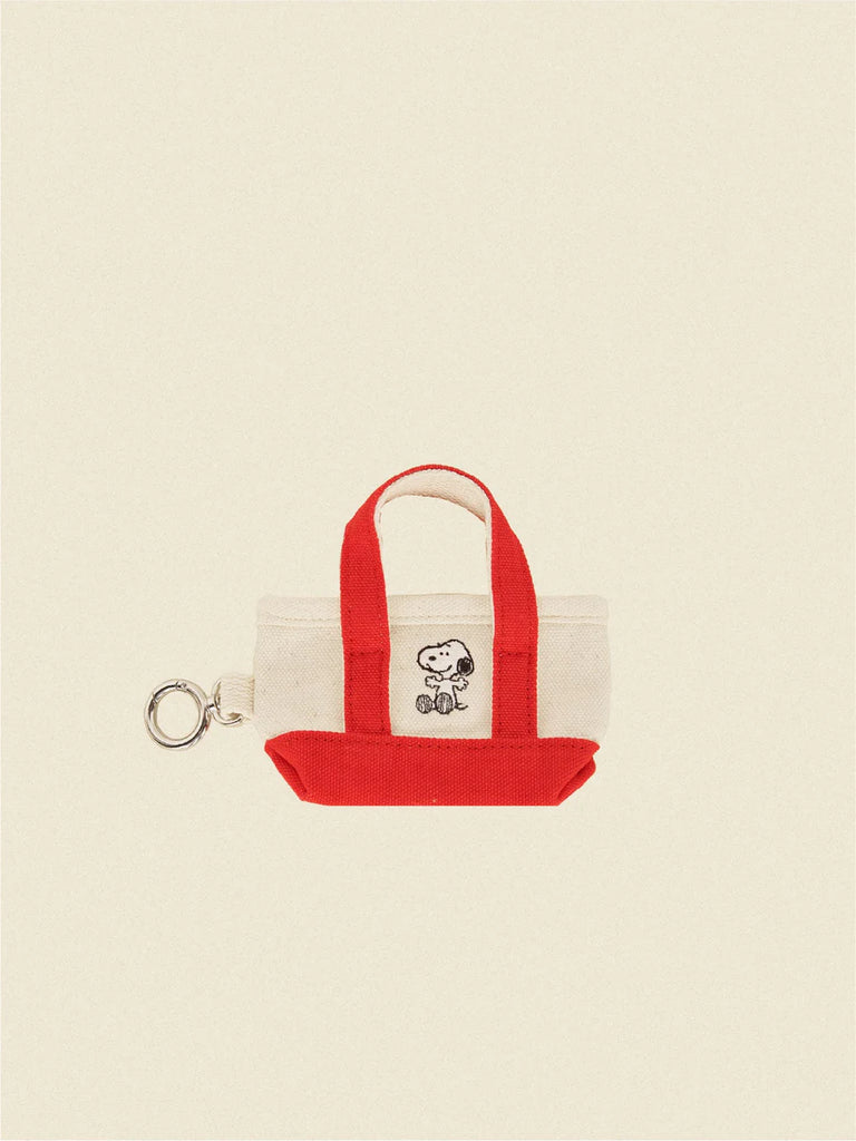 The Little Beast Snoopy Poop Bag Tote in Black or Red WALK LITTLE BEAST