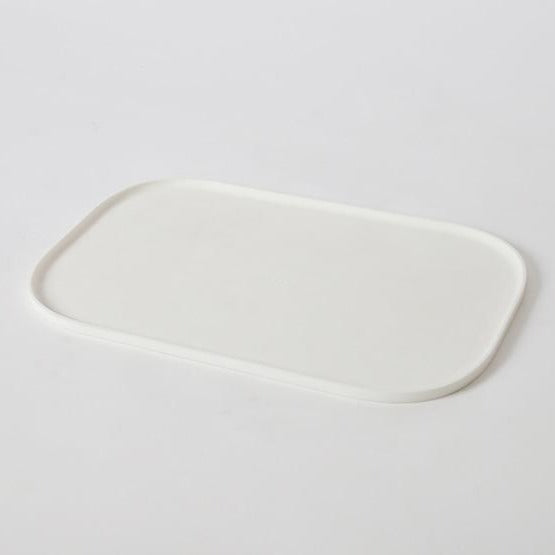 Oreo Silicone Feeding Mat in White Eat INHERENT   