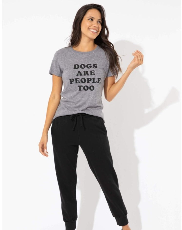 Dogs are People Too Crewneck Tee (FINAL SALE) HOME SUB_URBAN RIOT   
