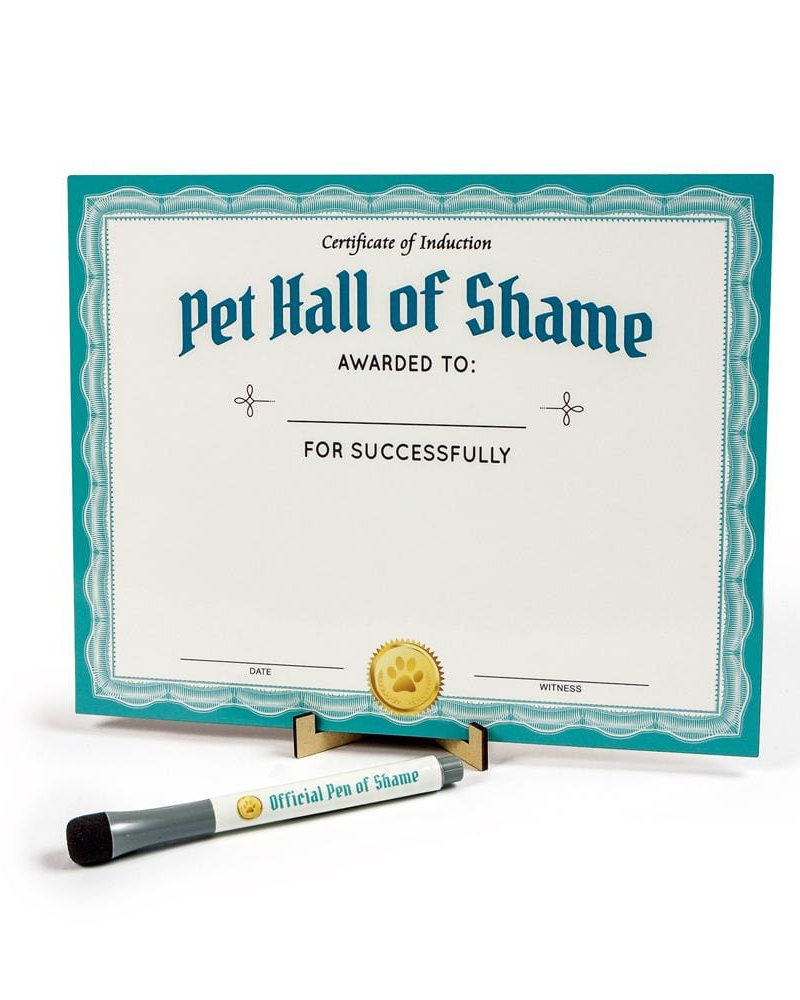Pet Hall Of Shame Dry Erase Board<br>(FINAL SALE) HOME FRED & FRIENDS   