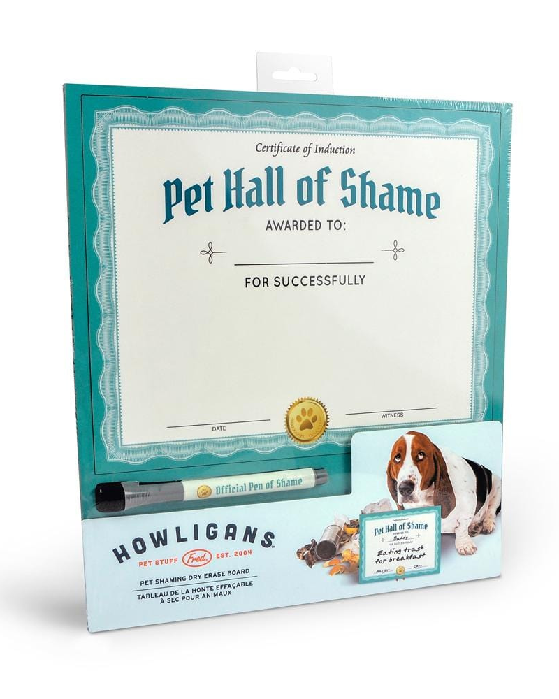 Pet Hall Of Shame Dry Erase Board<br>(FINAL SALE) HOME FRED & FRIENDS   