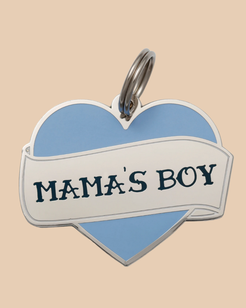 Mama's Boy Custom Pet ID Tag (Custom/Drop-Ship) (Made in the USA) DROP-SHIP TWO TAILS PET COMPANY   