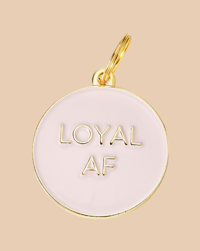 Loyal AF ID Tag (Custom/Drop-Ship) (Made in the USA) DROP-SHIP TWO TAILS PET COMPANY   