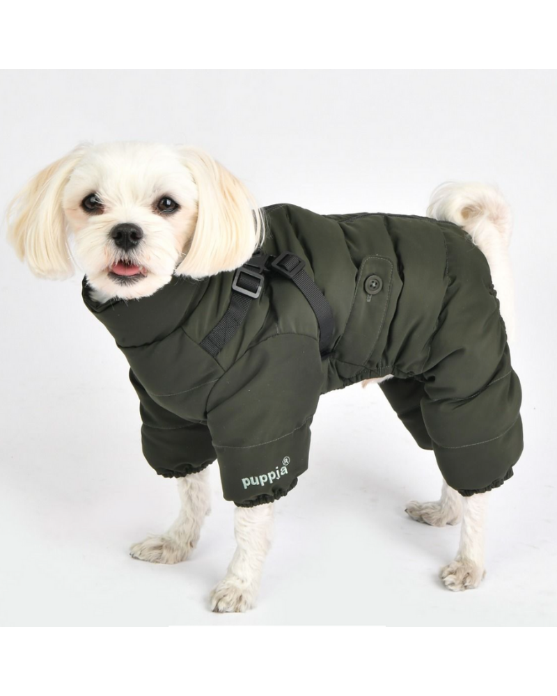 Soft Dog Puffer Onesie with Harness (FINAL SALE) Wear PUPPIA   